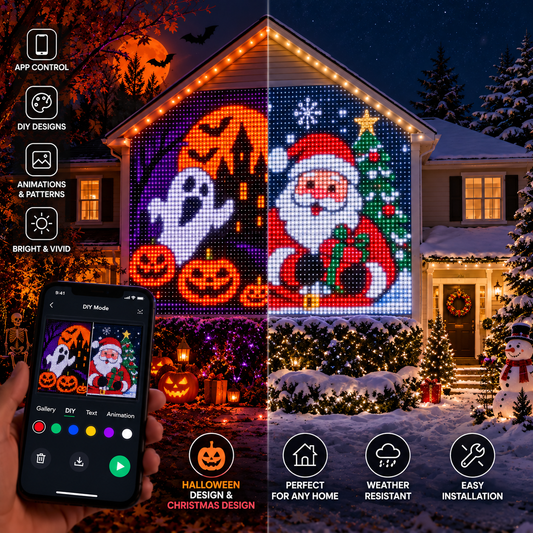Smart Pixel LED Curtain — Draw Anything On Your Window (App-Controlled)